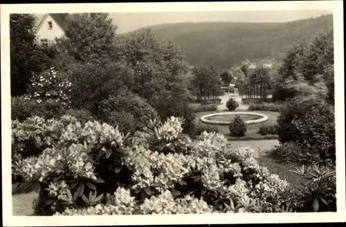 Ak Oberschlema Bad Schlema im Erzgebirge Sachsen, Hindenburganlagen