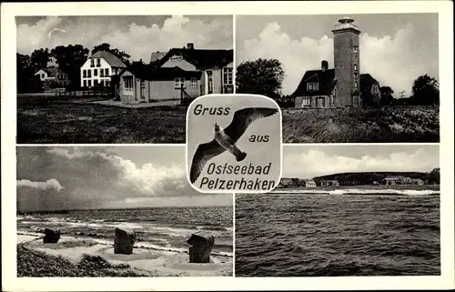 Ak Pelzerhaken Neustadt in Holstein, Strandkörbe, Meerblick