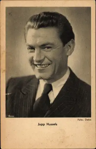 Ak Schauspieler Jupp Hussels, Portrait