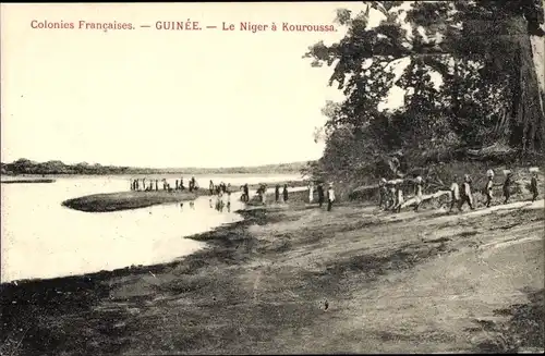 Ak Kouroussa Guinea, Le Niger, Uferpartie