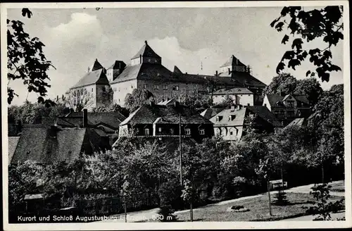 Ak Augustusburg im Erzgebirge, Schloss