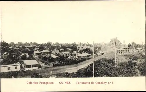 Ak Konakry Conakry Guinea, Stadtpanorama