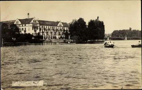 Foto Ak Konstanz am Bodensee, Insel Hotel