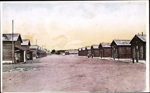 Ak Camp de Souge Gironde, Les Baraquements