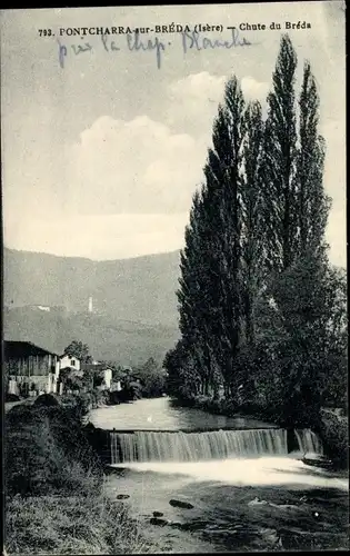 Ak Pontcharra Isère, Chute du Bréda