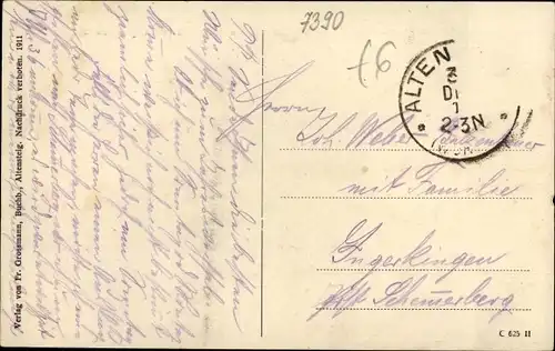 Ak Altensteig Württ. Schwarzwald, Wehr