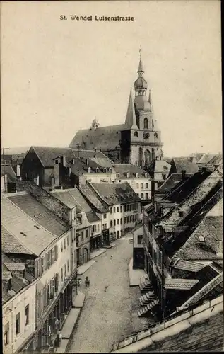 Ak St. Wendel in Saarland, Luisenstraße, Kirche