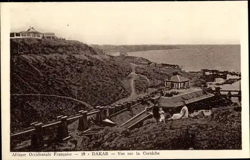 Ak Dakar Senegal, Afrique Occidentale, Vue sur la Corniche