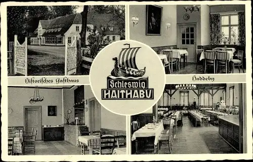 Ak Schleswig in Schleswig Holstein, Haithabu, Historisches Gasthaus Haddeby