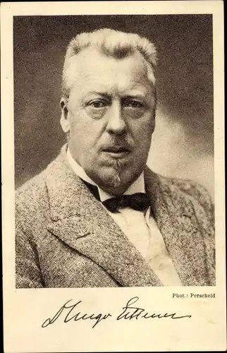 Ak Hugo Eckener, Nachfolger Graf Zeppelin, Portrait, Eckener Spende