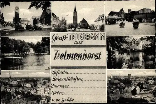 Ak Delmenhorst, Teilansichten