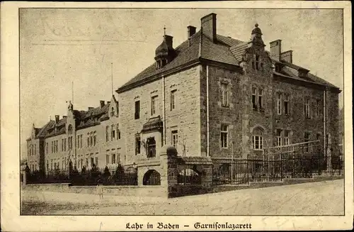 Ak Lahr im Schwarzwald, Garnisonlazarett