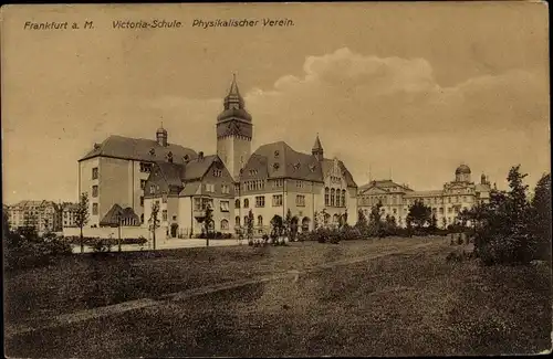 Ak Frankfurt am Main, Victoria Schule, Physikalischer Verein