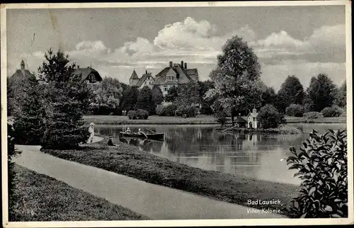 Ak Bad Lausick in Sachsen, Villenkolonie