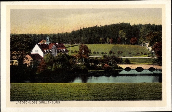 Ak Grillenburg Tharandt im Erzgebirge... oldhting.de