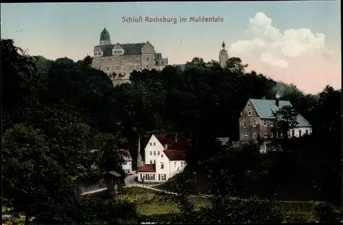 Ak Rochsburg Lunzenau Sachsen, Schloss, Muldental
