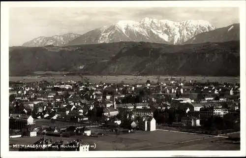 Ak Klagenfurt am Wörthersee in Kärnten, Panoramaansicht, Hochobir