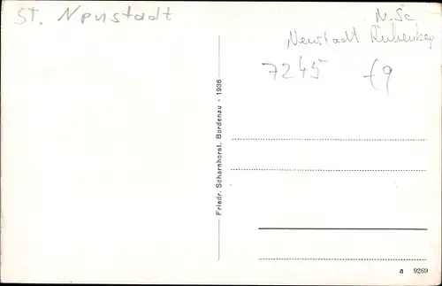 Ak Bordenau Neustadt am Rübenberge, Wohnhaus des Generals v. Scharnhorst, Denkmal