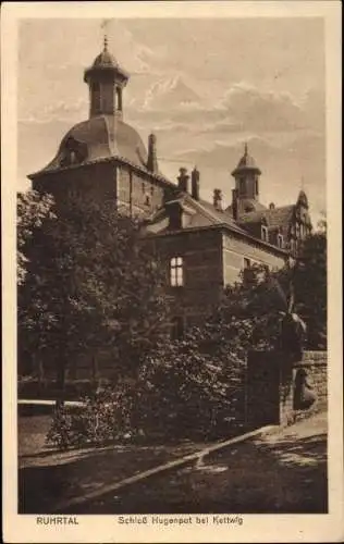 Ak Kettwig Essen im Ruhrgebiet, Schloss Hugenpot