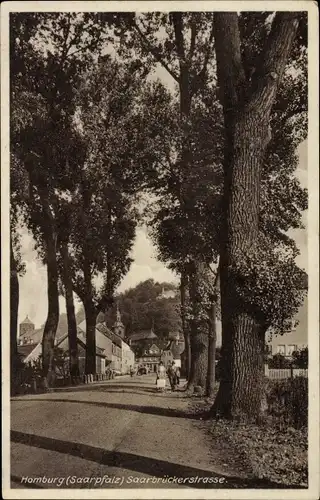 Ak Homburg im Saarland, Saarbrücker Straße