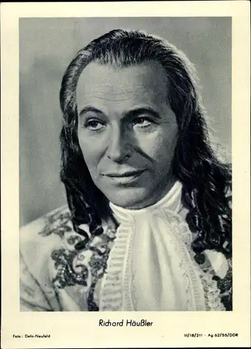 Ak Schauspieler Richard Häußler, Portrait