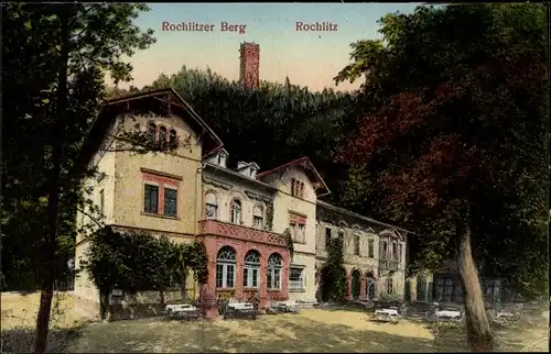 Ak Rochlitz an der Mulde, Rochlitzer Berg, Hotel