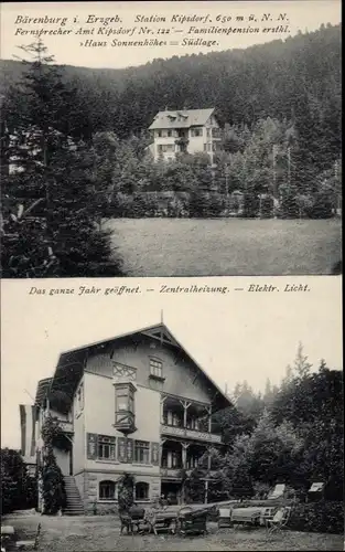 Ak Bärenburg Altenberg im Erzgebirge, Haus Sonnenhöhe