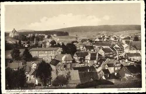 Ak Schmiedefeld am Rennsteig Thüringen, Gesamtansicht