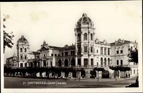 Foto Ak Santander Kantabrien Spanien, Gran Casino