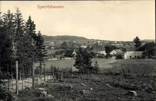 Ak Spechtshausen Hartha Hintergersdorf Tharandt im Erzgebirge, Ortschaft