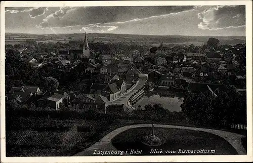 Ak Lütjenburg in Schleswig Holstein, Blick vom Bismarckturm