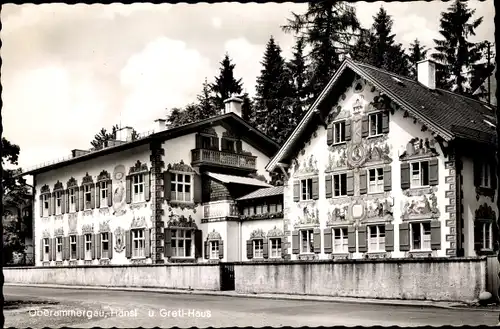 Ak Oberammergau in Oberbayern, Hänsel und Gretel Haus