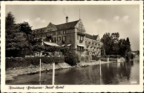 Ak Konstanz am Bodensee, Insel Hotel