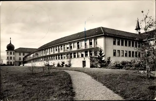 Ak Murnau am Staffelsee in Oberbayern, Hermann Schramm Haus, Krankenhaus