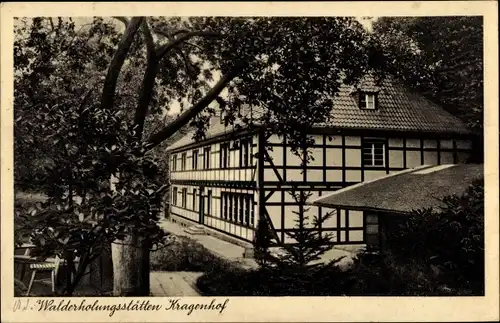 Ak Staufenberg in Niedersachsen, Walderholungsstätten Kragenhof