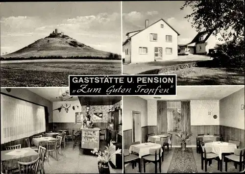 Ak Grimelsheim Liebenau Hessen, Zum Guten Tropfen, Gaststätte und Pension