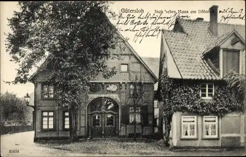 Ak Gütersloh in Westfalen, Stah'sches Haus am Döhnhof
