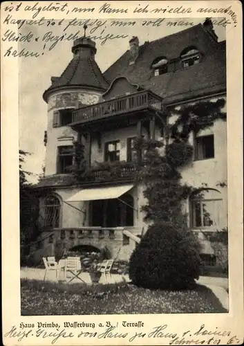 Ak Wasserburg am Bodensee Schwaben, Haus Primbs