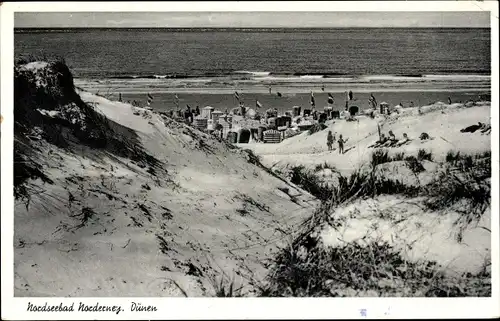 Ak Norderney in Ostfriesland, Dünen, Strandbad