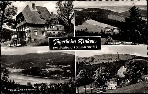 Ak Hinterzarten im Südschwarzwald, Jägerheim Rinken am Feldberg, Titisee