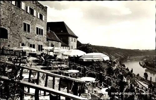 Ak Neckarzimmern Baden Württemberg, Burg Hornberg am Neckar