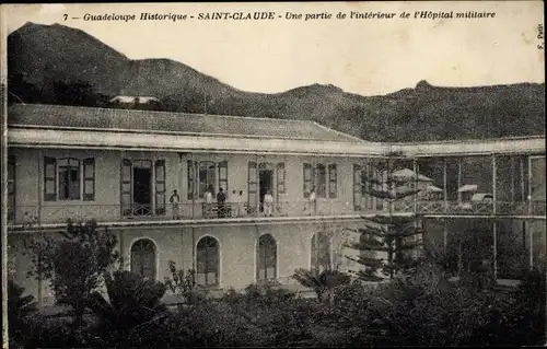 Ak Saint Claude Guadeloupe, une partie de l'intérieur de l'Hôpital militaire