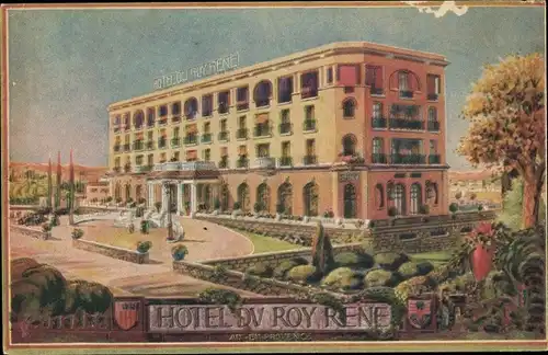 Ak Aix en Provence Bouches du Rhône, Hôtel du Roy René