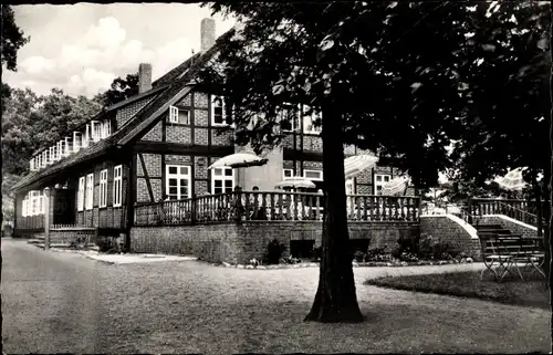 Ak Müden Örtze Faßberg Niedersachsen, Gasthaus zum Bauernwald