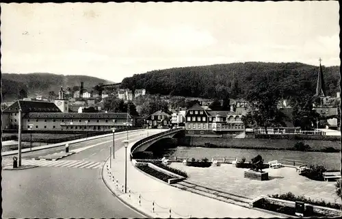 Ak Hagen in Westfalen, An der Lennebrücke, Ort