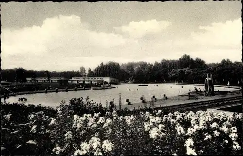 Ak Lünen in Nordrhein Westfalen, Freibad Cappenberger See