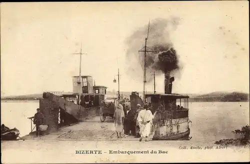 Ak Bizerte Tunesien, Embarquement du Bac, Fähre
