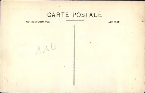 Ak Saint Pierre Martinique, Bloc énorme apporté près de la mer par les nuées ardentes de nov. 1902