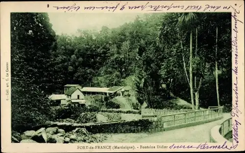 Ak Fort de France Martinique, Fontaine Didier