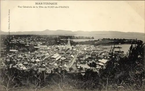Ak Fort de France Martinique, Vue générale de la Ville